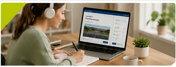 Curso teórico intensivo online del permiso B