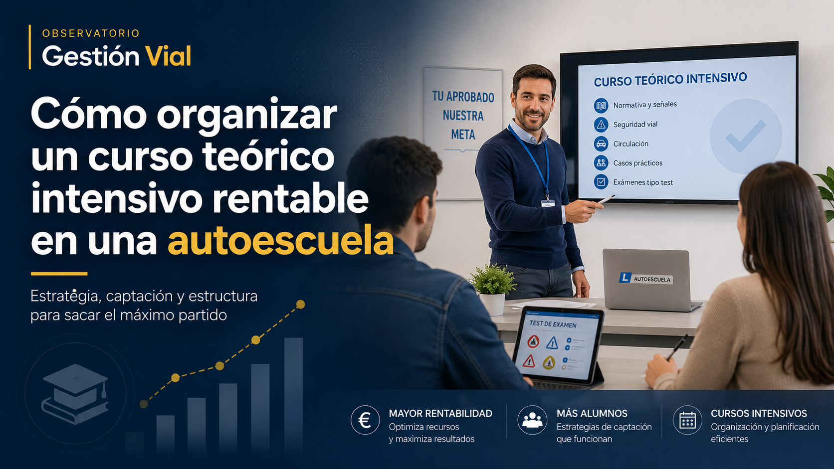 Curso teórico intensivo para alumnos de autoescuela